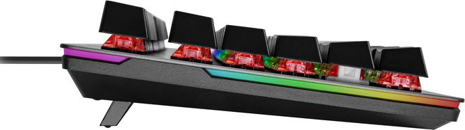 COOLER MASTER CK352 LK Red Switch [Swiss Layout] - Clavier de jeu, Filaire, QWERTZ, Full size, Mechanical, Space Gray