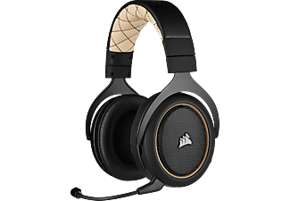 CORSAIR HS70 Pro Wireless - Cuffie per gaming, Crema