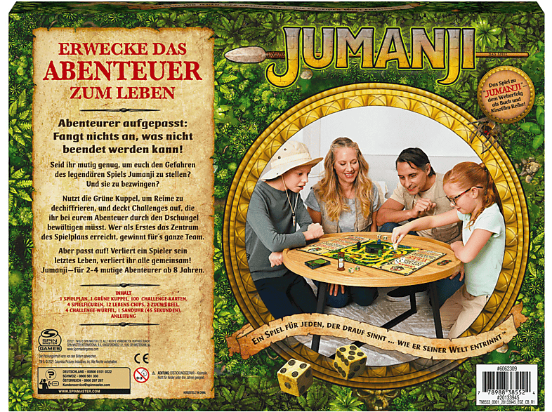 Thumbnail - SPIN MASTER Jumanji Brettspiel Mehrfarbig