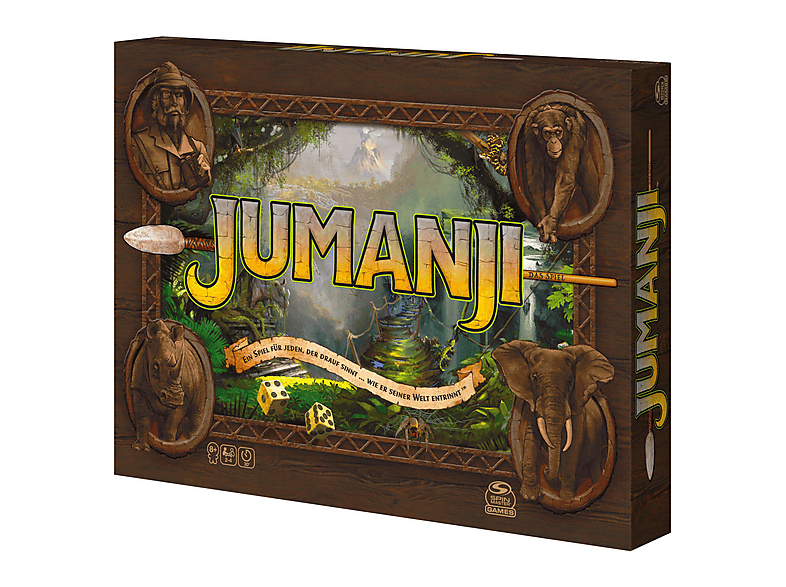 SPIN MASTER Jumanji Brettspiel Mehrfarbig