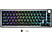 COOLER MASTER CK721 TTC - Gaming Tastatur, Kabelgebunden und Kabellos, QWERTZ, Tenkeyless (TKL), Mechanisch, Space Gray