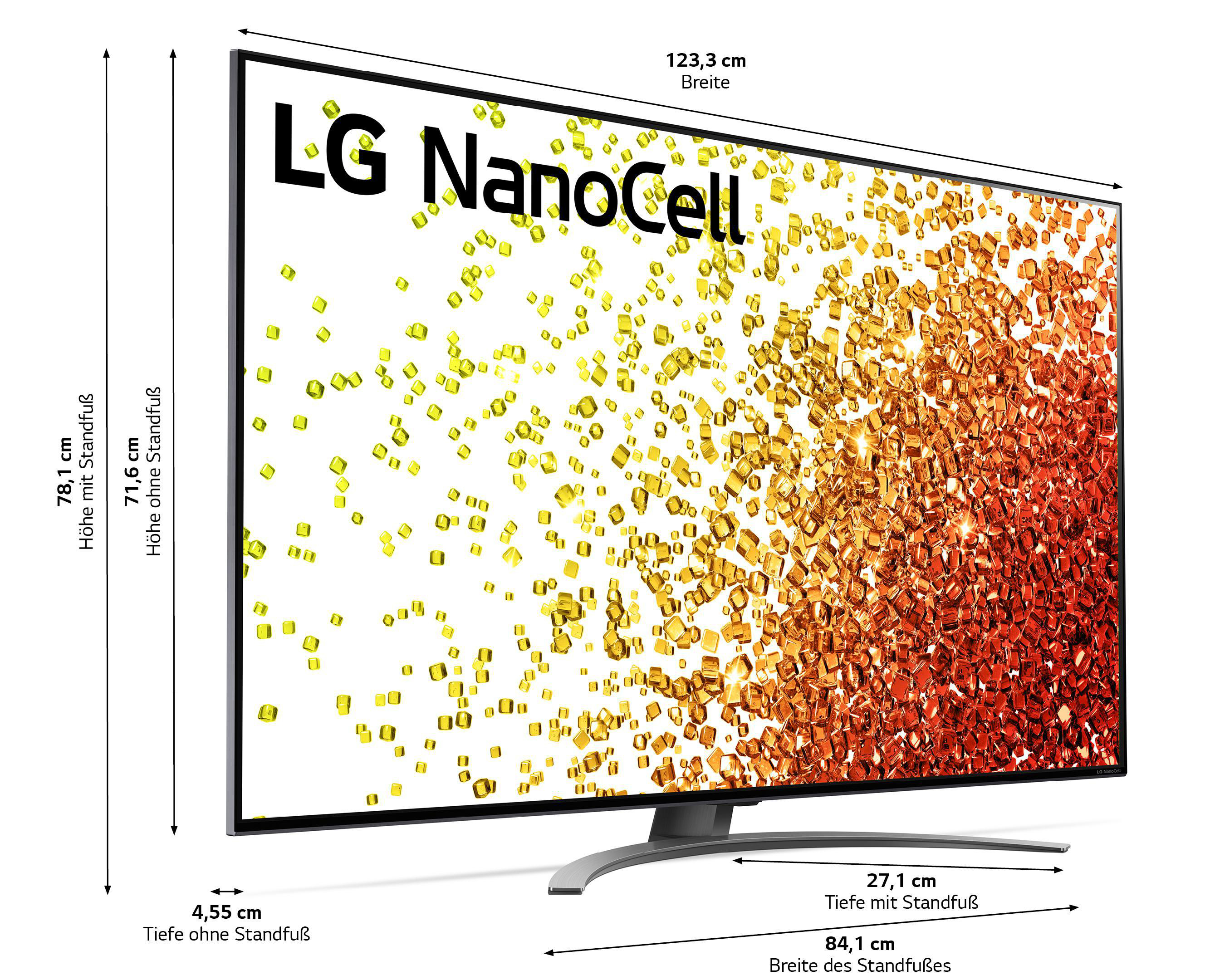 LG 55NANO919PA LCD TV (Flat, 55 Zoll / 139 cm, UHD 4K, SMART TV, webOS 6.0 mit LG ThinQ)