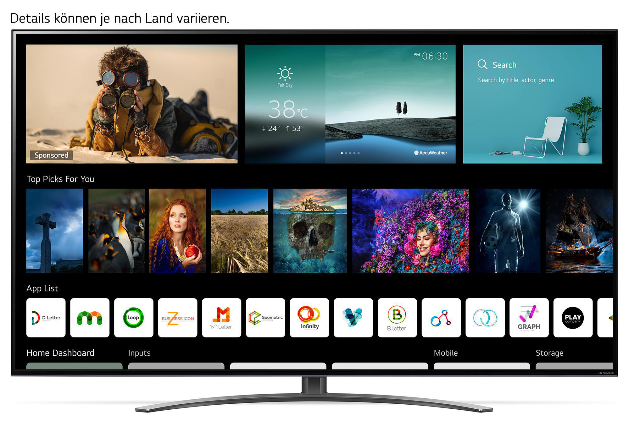 LG 55NANO919PA LCD TV (Flat, 55 Zoll / 139 cm, UHD 4K, SMART TV, webOS 6.0 mit LG ThinQ)