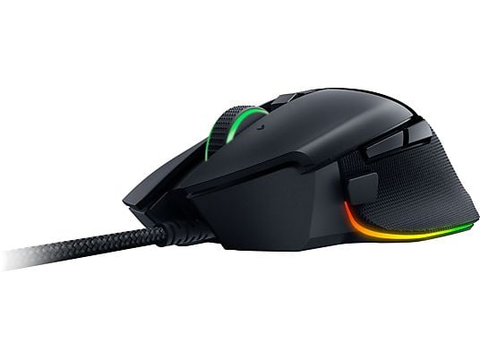 RAZER Basilisk V3 - Mouse da gaming, Connessione con cavo, Ottica con LED, 26000 dpi, Nero