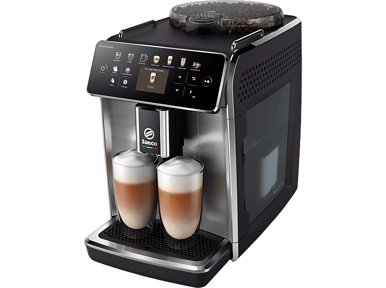 SAECO GranAroma SM6585/00 - Kaffeevollautomat (Metall/Schwarz)