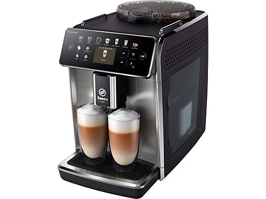 SAECO GranAroma SM6585/00 - Macchina da caffè automatica (Metallo/nero)