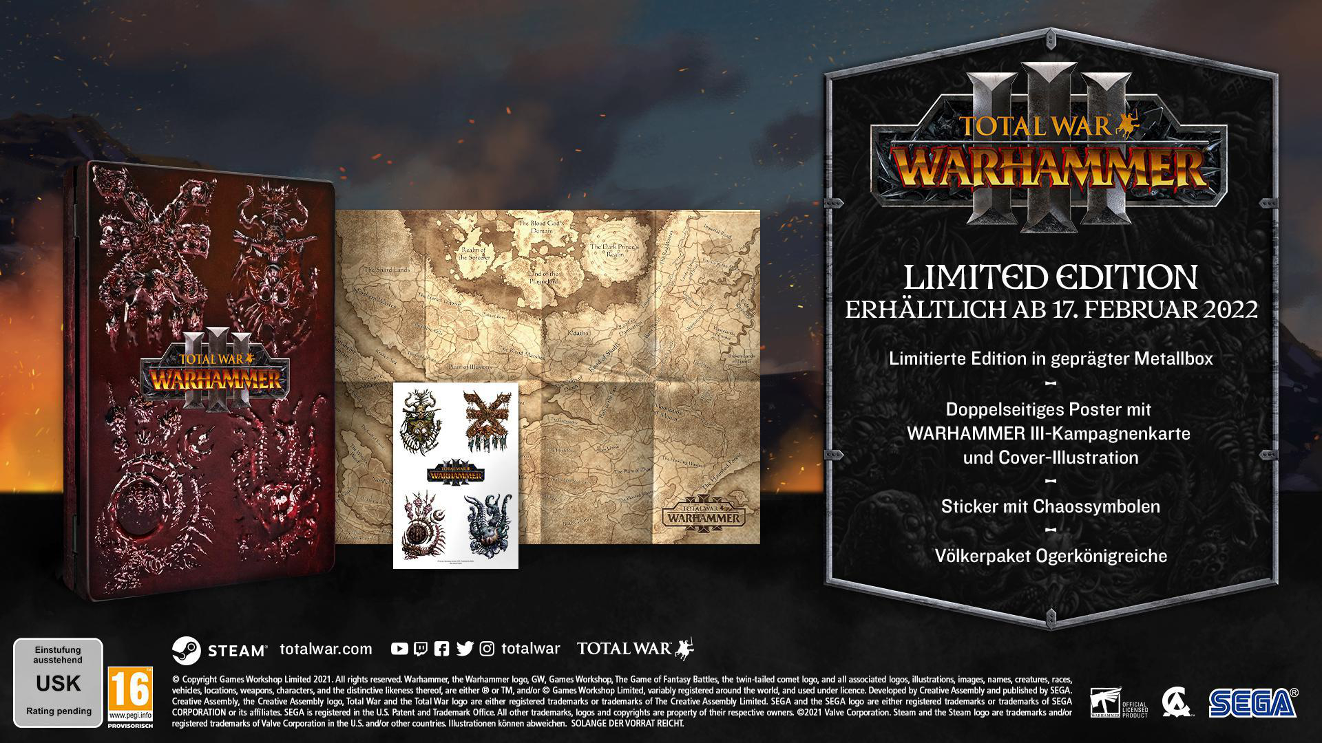 EDITION WAR: WARHAMMER 3 LIMITED - [PC] TOTAL