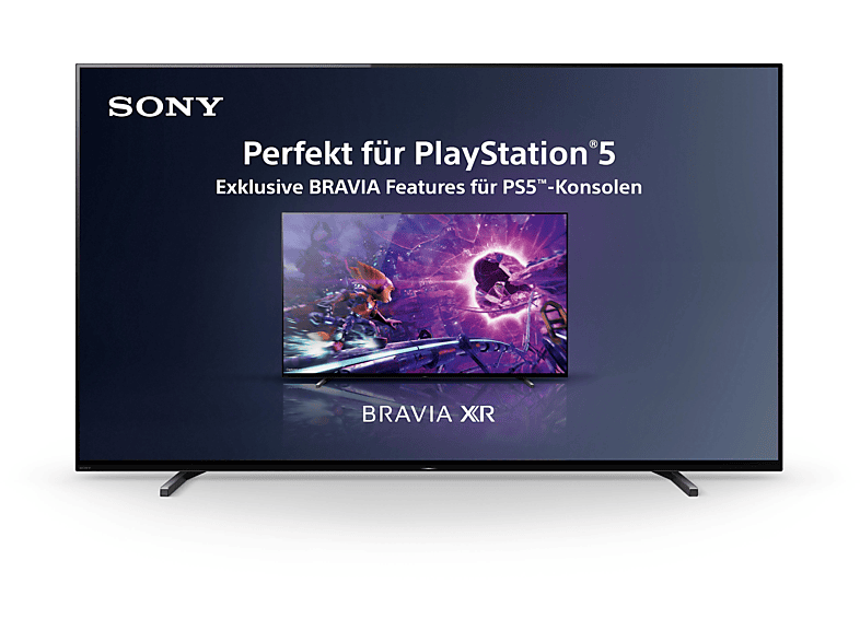 (Flat, Zoll / 77 TV) SMART 4K, OLED TV TV, XR-77A80J Google 195 cm, SONY OLED