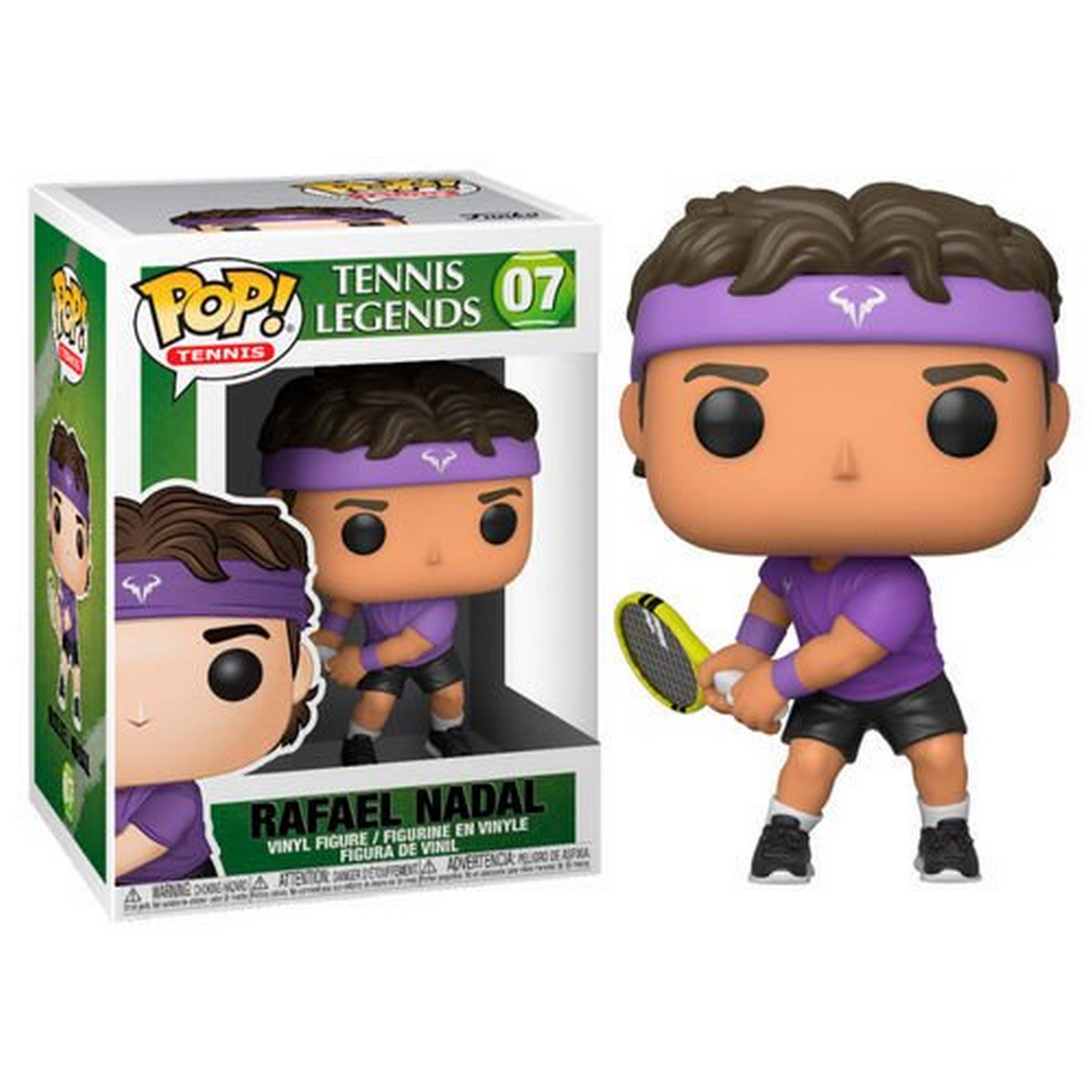 Figura Funko Pop! - Tennis Legends Rafael Nadal, Vinilo, 9 cm, Multicolor