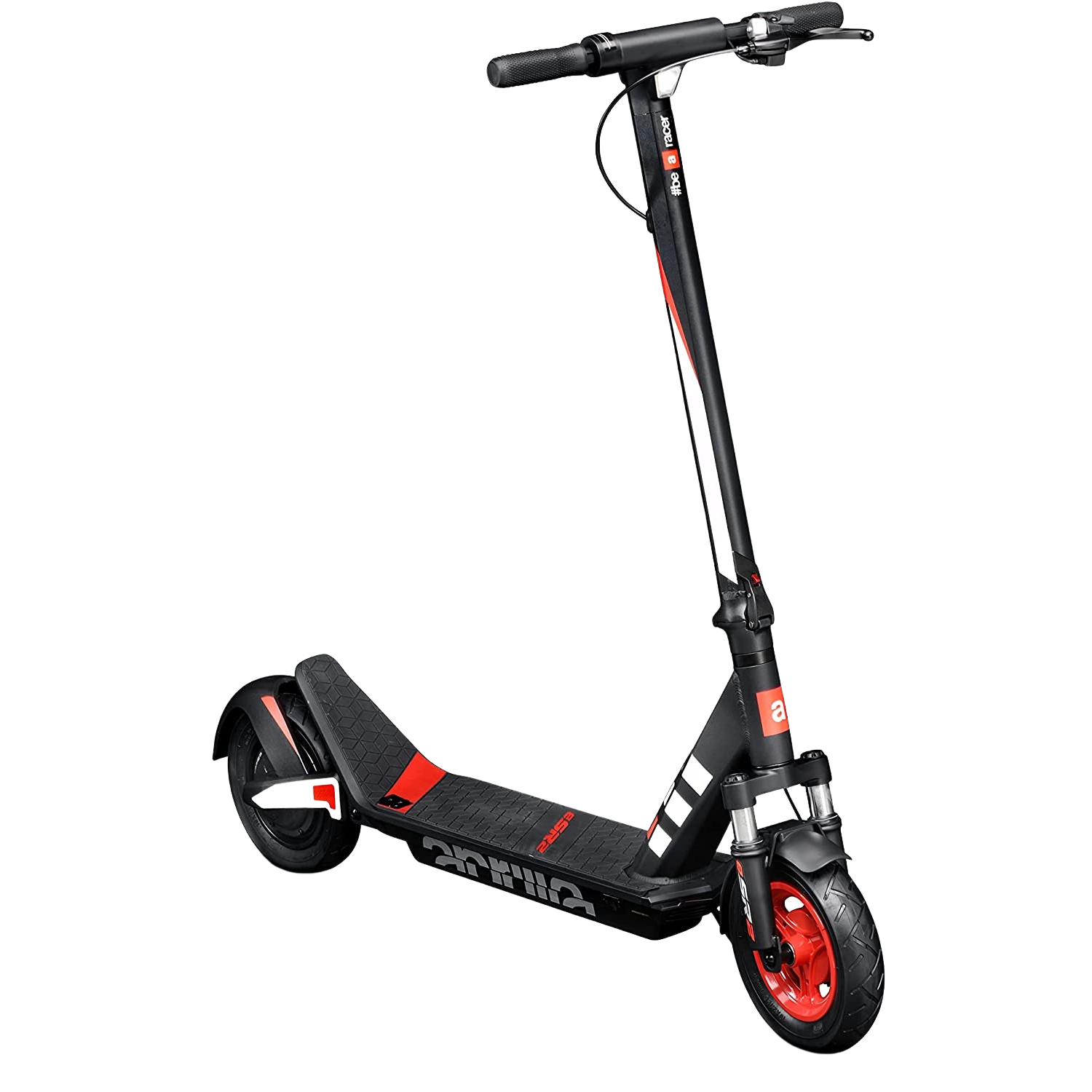 Patinete Aprilia Esr2 350 w 100 kg 8000 mah 25 km autonomía plegable pantalla negrorojo para adulto full kmh rojo