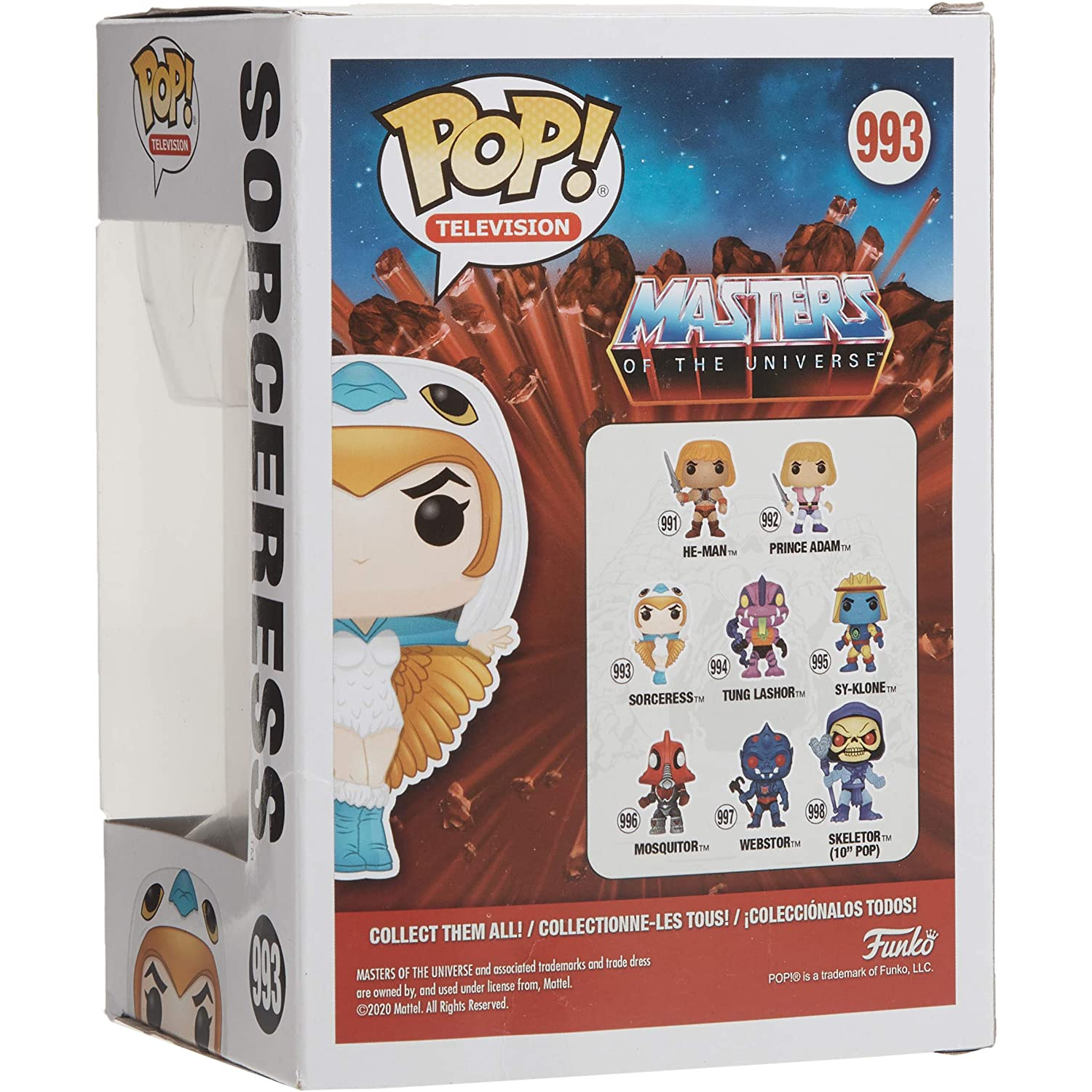 Figura Funko Pop! - Sorceress, Masters Of The Universe, 11 cm, Vinilo, Multicolor