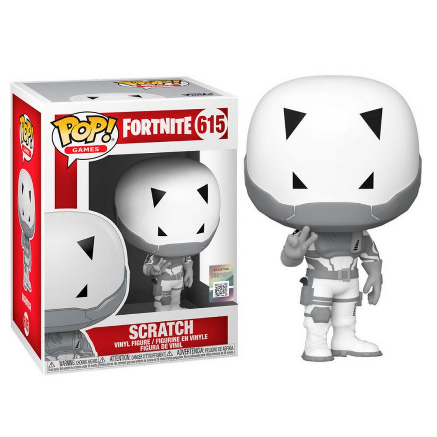 Figura Funko Pop! - Fortnite: Scratch, Altura de 10 cm, Vinilo