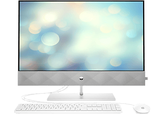 HP Pavilion 27-d1300ng, All-in-One PC mit 27 Zoll Display, Intel® Core™ i5 Prozessor, 16 GB RAM, 1 TB SSD, Intel UHD Grafik 750, Weiß