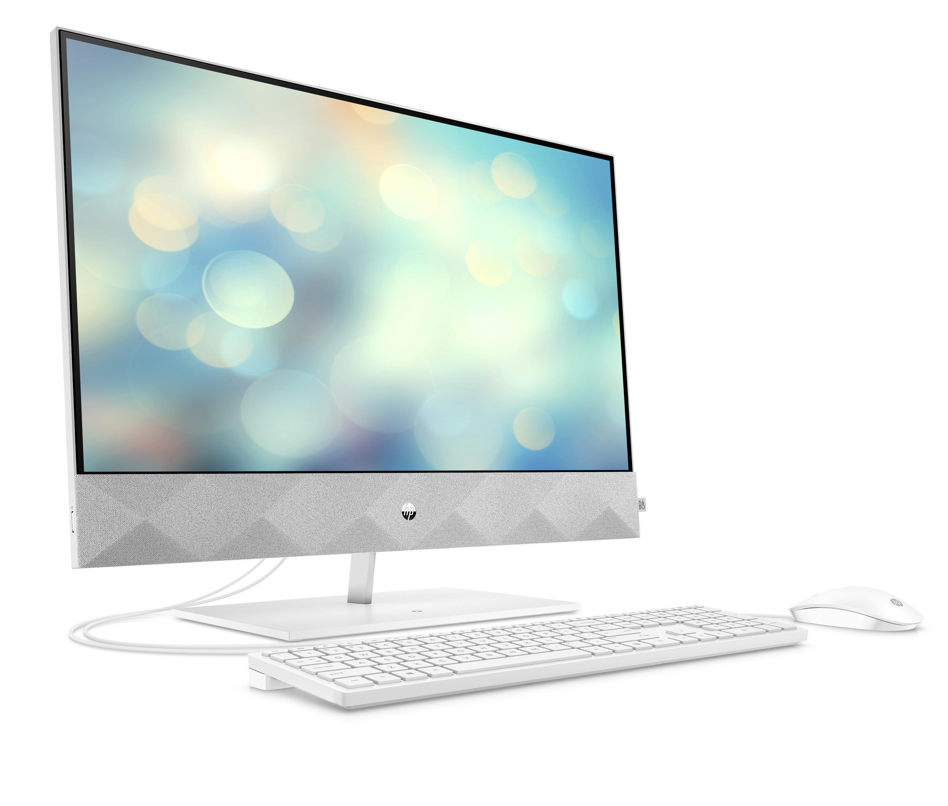 Intel® GB Grafik Core™ 750, 1 mit i5 All-in-One Pavilion Prozessor, Zoll Intel UHD Display, 16 PC Weiß 27-d1300ng, RAM, TB 27 HP SSD,