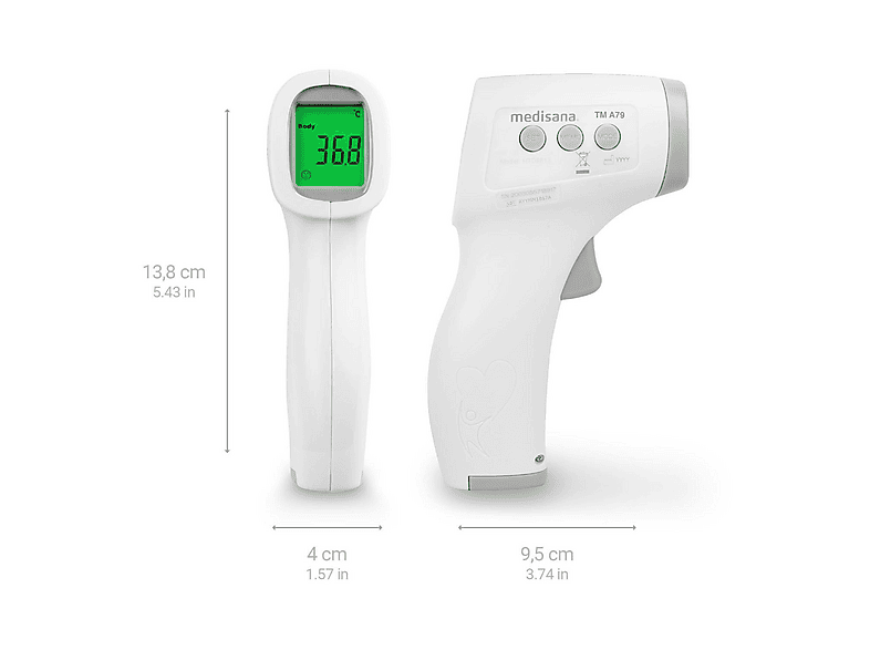 Medisana Infrarot Körperthermometer TM A79; Infrarot-Körperthermometer — Foto 3 von 4