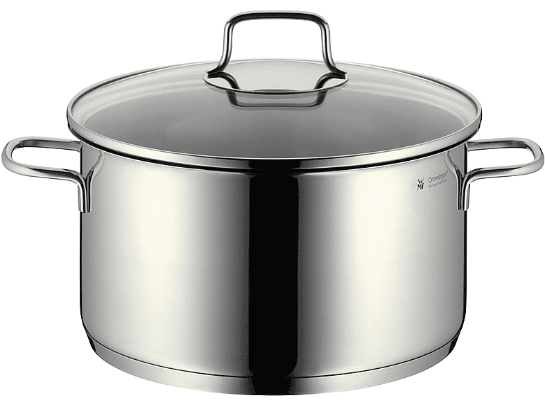WMF Topf-Set Astoria 4-tlg. Topf-Set (Induktionsfähig, Spülmaschinenfest, Backofenfest, Glaskeramik-, Gas-, Elektro- und Induktionsherde, Silber, Cromargan® Edelstahl Rostfrei 18/10, Glas) — Foto 4 von 5