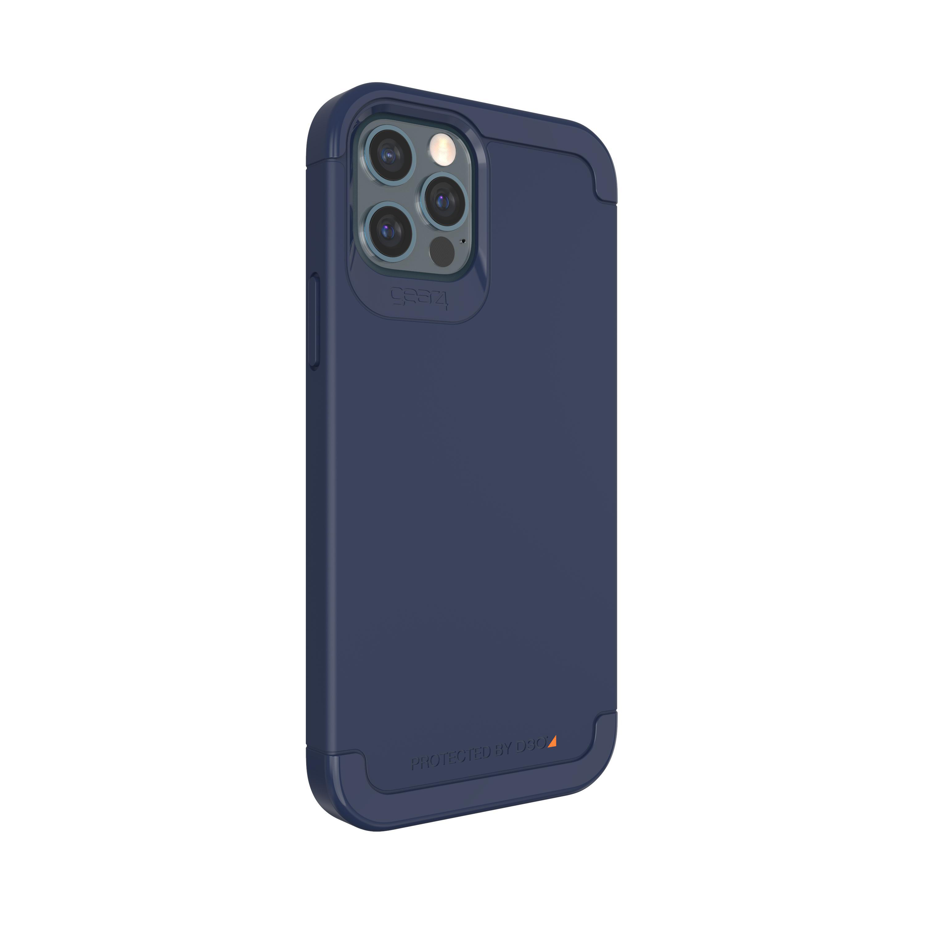 GEAR4 D3O Wembley Palette, Backcover, Apple, iPhone 12/12 Pro, Navy blue