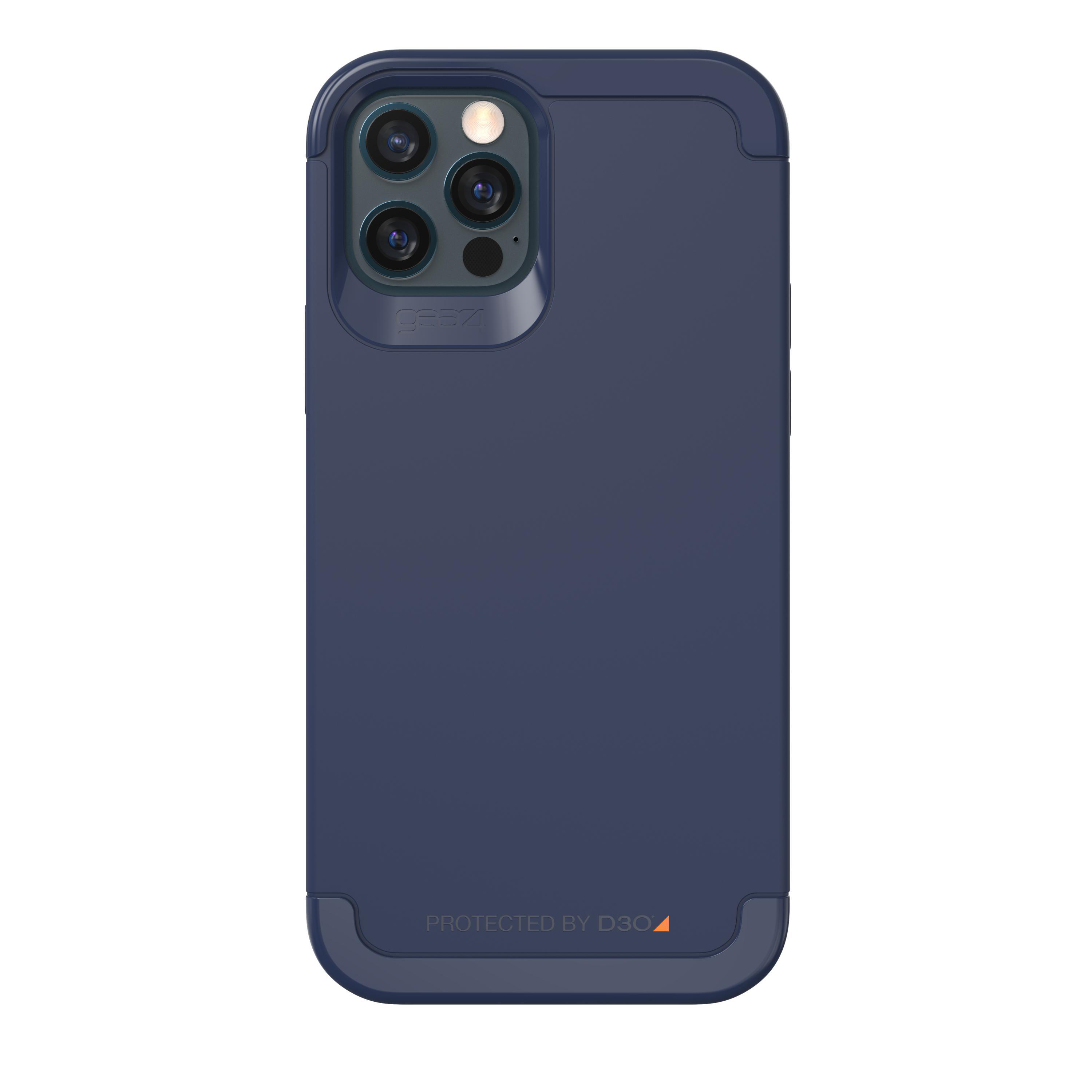 GEAR4 D3O Wembley Palette, Backcover, Apple, iPhone 12/12 Pro, Navy blue
