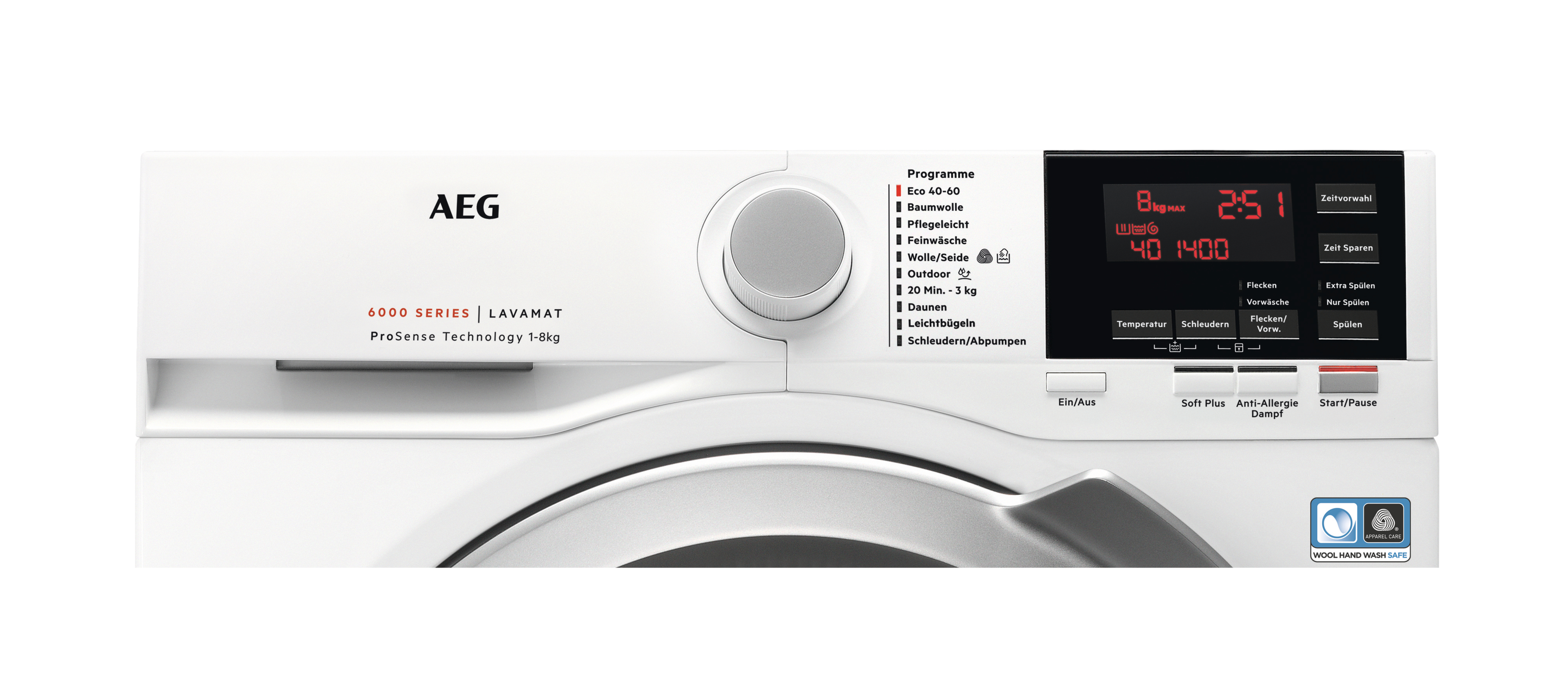 AEG L6FB66685 Waschmaschine (8 kg, 1551 U/Min., C, Ja)