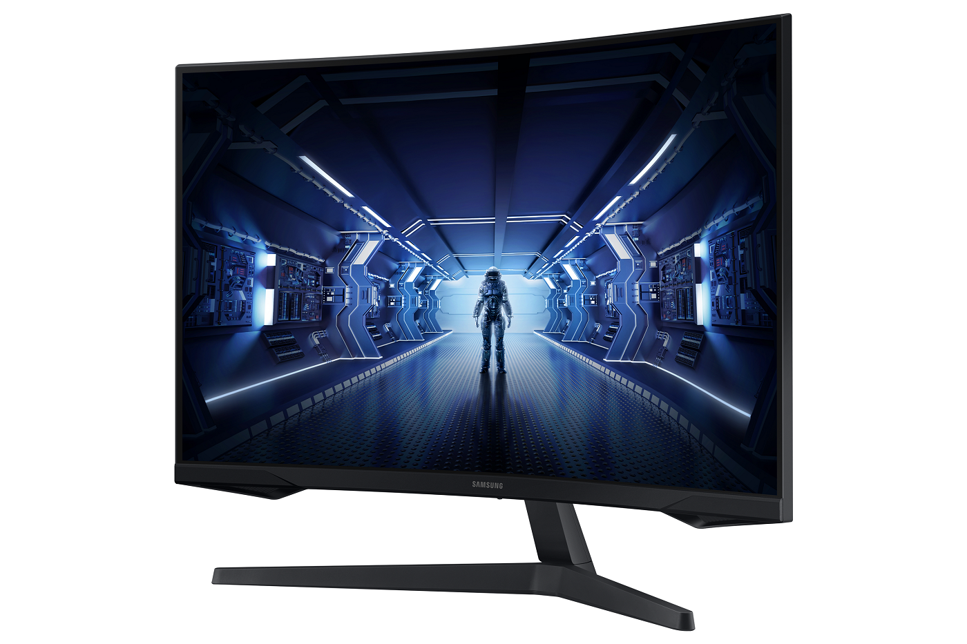 SAMSUNG LC27G55TQWRXUF 27" QHD 2K 1ms 144Hz Freesync HDR10 1000R Kavisli Gaming Monitör Siyah 
