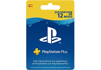 Tarjeta - Sony PlayStation Plus Card, Suscripción 365 días/12 Meses, PS5/PS4/PS3