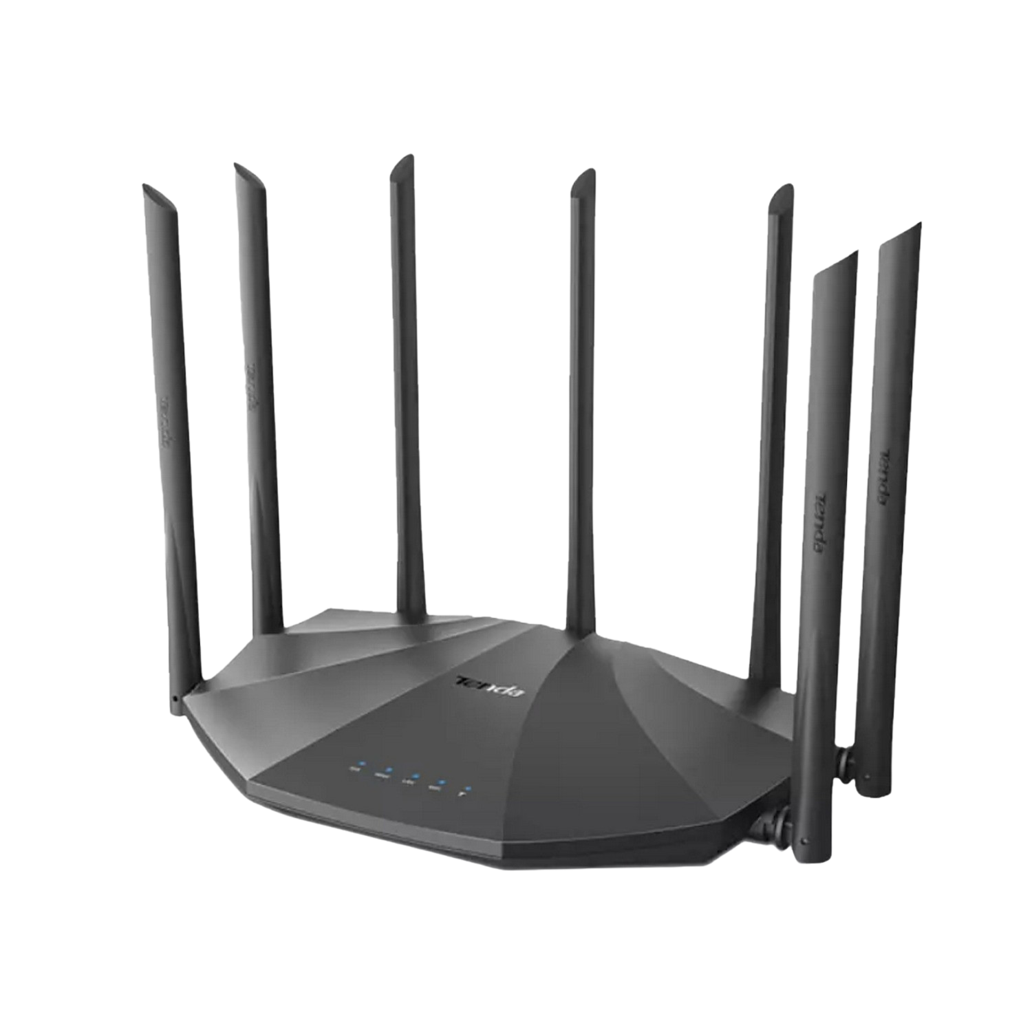 Tenda Ac23ac2100 Wifi router gigabit de doble banda 2.4 ghz y 5 puerto lanwan antenas externas 76dbi mumimo tecnología beamforming cpu 1ghz ipv6 ac23 ac2100 4x4 2033 7 6dbi