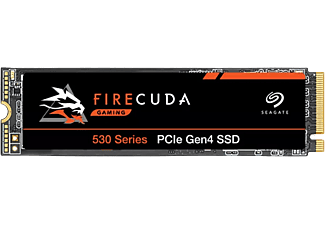 Disco duro SSD 500 GB - Seagate SSD FireCuda 530 ZP500GM30013, 3000 MB/s Write, PCIe Gen4 x4 NVMe 1.4, Negro