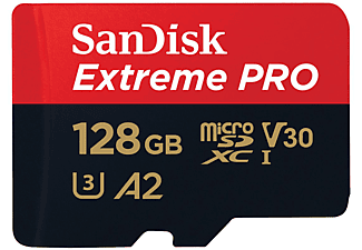 SANDISK 183521 microSDXC Extreme Pro 128GB (A2/ V30/ U3/ R170/ W90) + Adapter "Mobile"