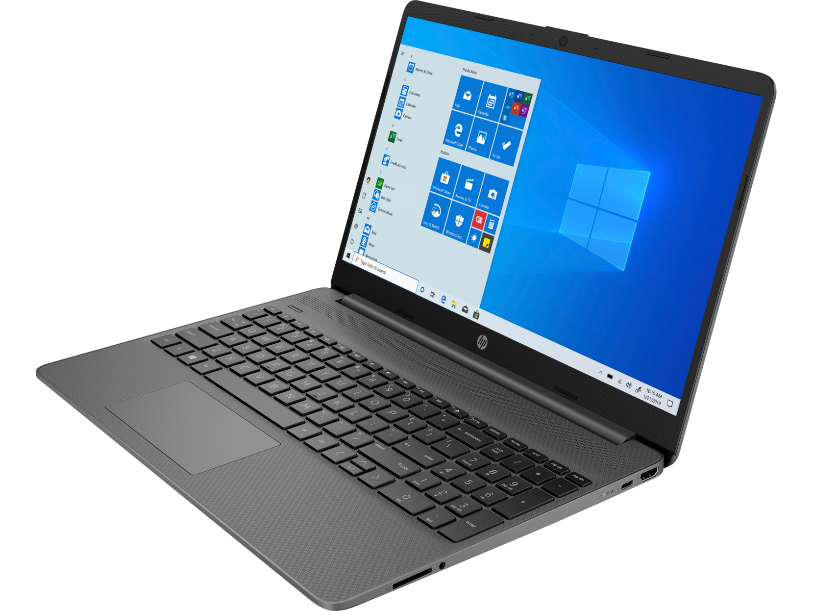 Portátil - HP 15S-FQ0009NS, 15.6" HD, Intel® Celeron® N4020, 8 GB, 256 GB SSD, Intel® UHD 600, W10, Negro