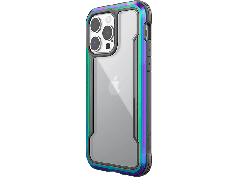 RAPTIC iPhone 13 Pro Case Shield Groen/Paars/Transparant