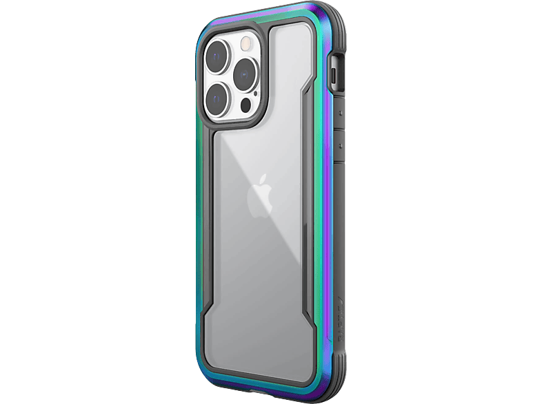 Raptic Iphone 13 Pro Case Shield Groen/paars/transparant