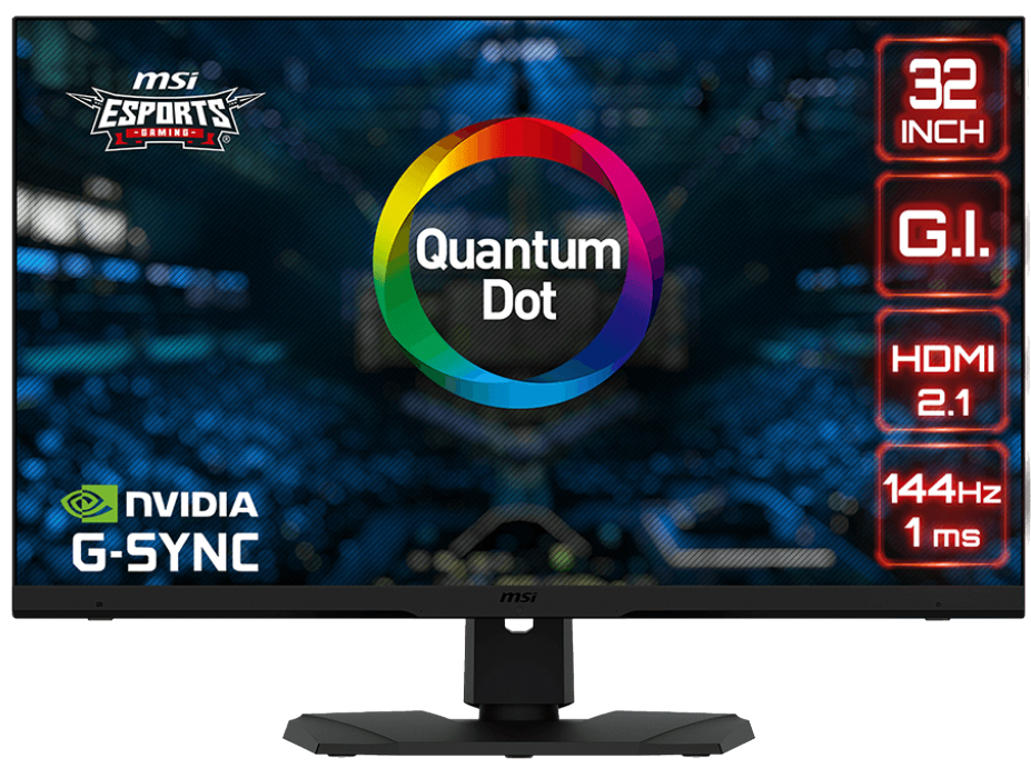 MSI OPTIX MPG321UR - 32 inch - 3840 x 2160 (Ultra HD 4K) - 1 ms - 144 Hz