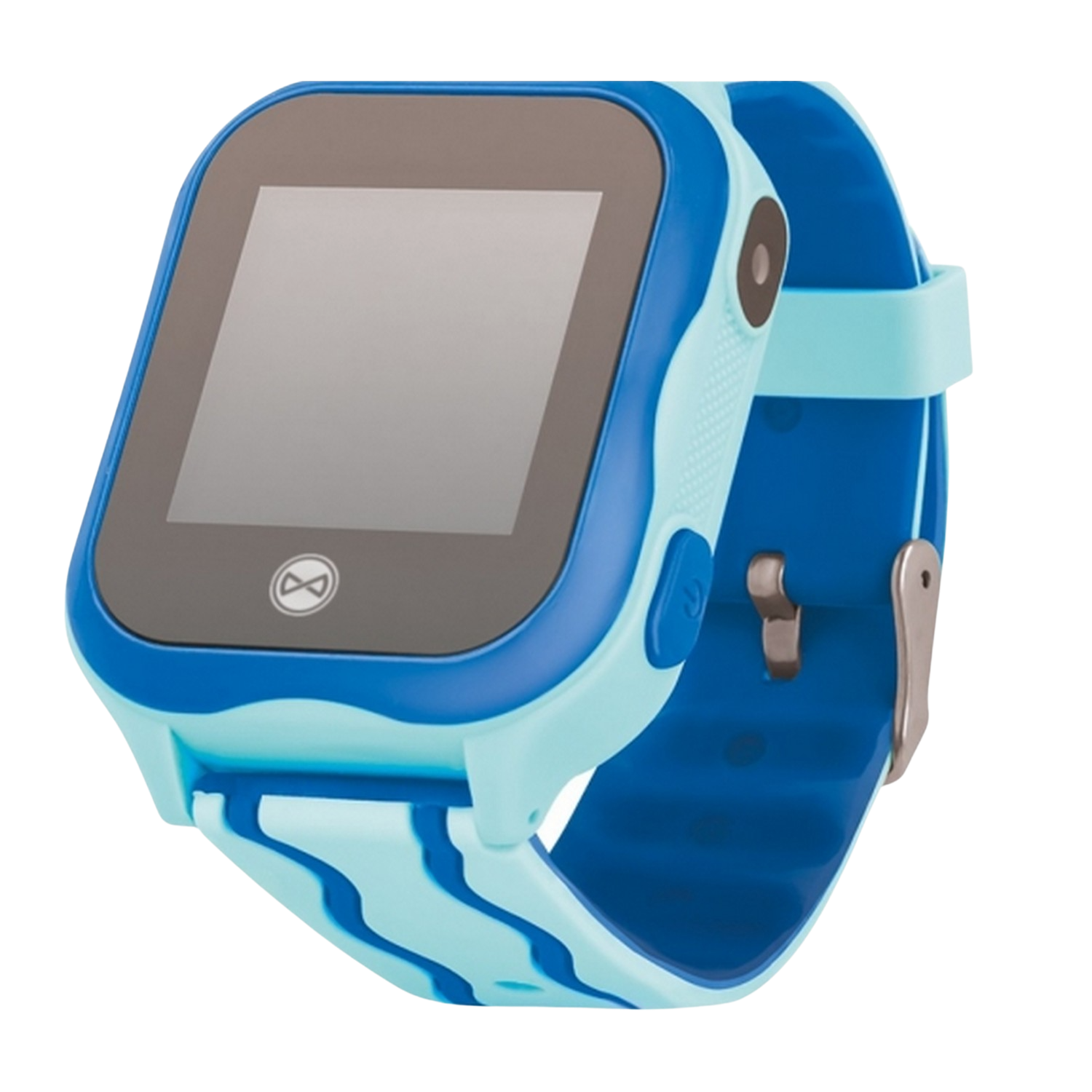 Smartwatch - Forever Care Me KW-300, Para niños, Bluetooth, WiFi, GPS, 23 cm, IP67, Autonomía 3 días, Azul