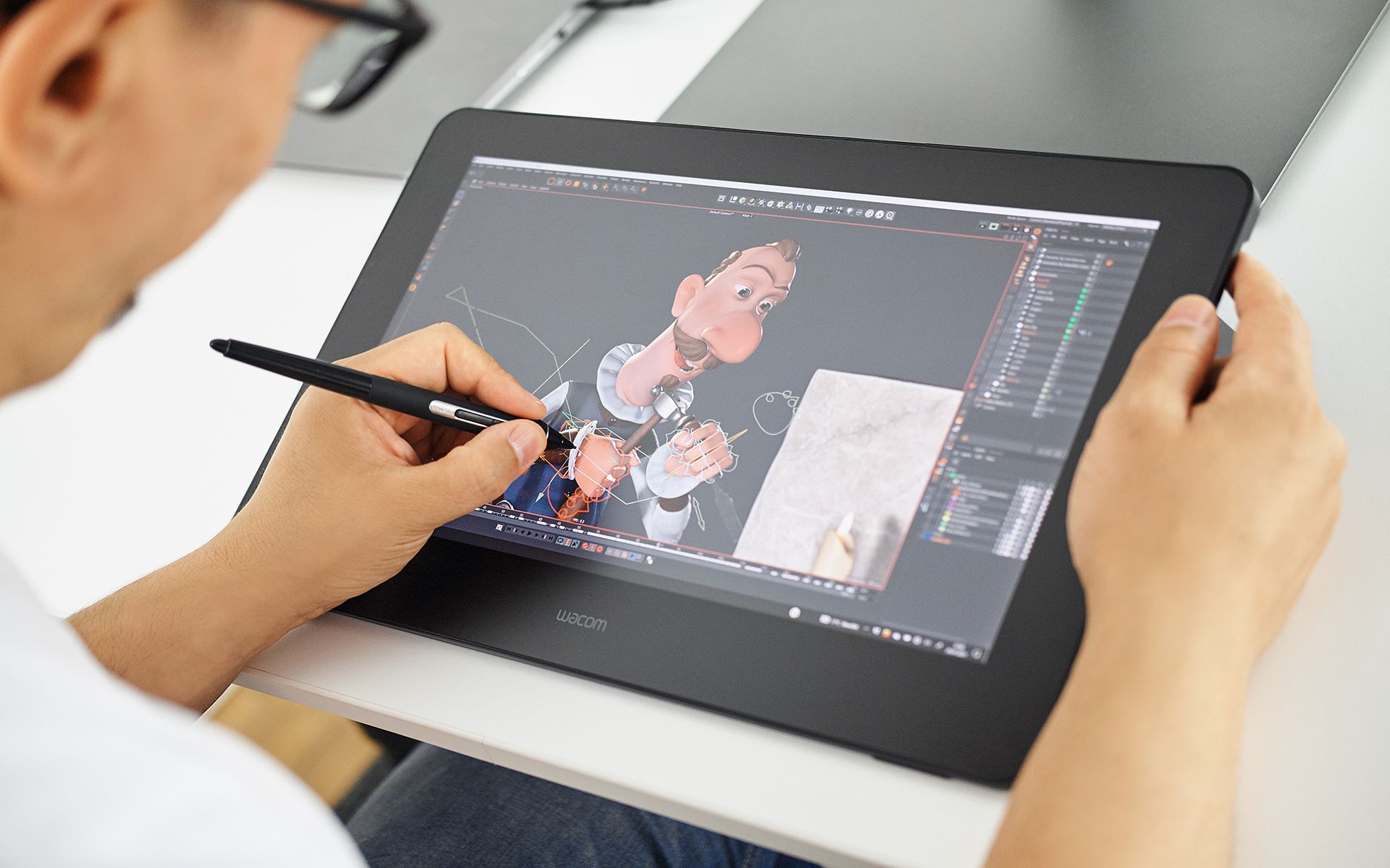 WACOM Cintiq Pro 16 (2021) - Kreativ-Stift-Display (Schwarz)