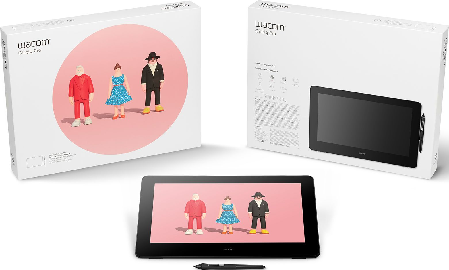 WACOM Cintiq Pro 16 (2021) - Kreativ-Stift-Display (Schwarz)