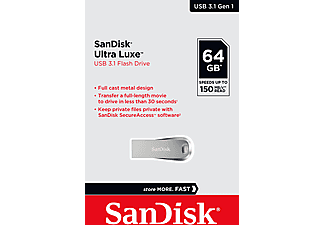 SANDISK Ultra Luxe USB 3.1 Flash Drive 64 GB Gri Taşınabilir USB Bellek_3