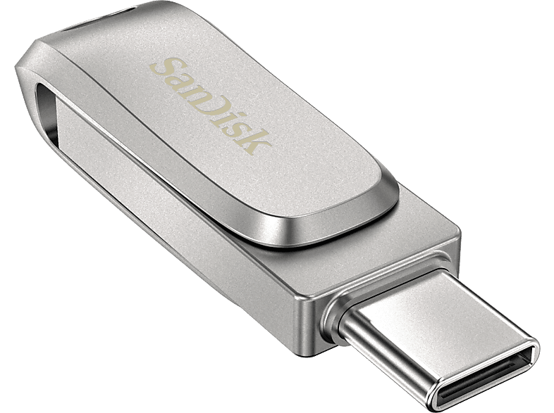 SANDISK Ultra Dual Drive Luxe USB Type-C 64GB USB 3.1 Gen 1 Taşınabilir USB Bellek Gri