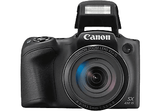 Cámara bridge - Canon PowerShot SX432 IS, Sensor CCD, 20 MP, Zoom óptico 45x, Vídeo HD, Wi-Fi