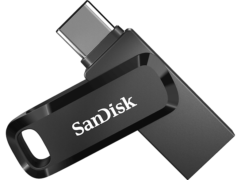 SANDISK Ultra Dual Drive Go USB Type-C Flash Drive 128 GB Taşınabilir USB Bellek Siyah_0