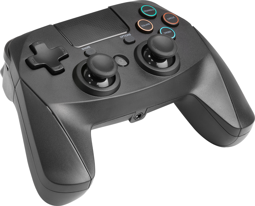SNAKEBYTE Game:Pad 4 S vezeték nélküli kontroller, fekete (PlayStation 4)