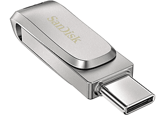 SANDISK Ultra Dual Drive Luxe USB Type-C 128 GB USB 3.1 Gen 1 Taşınabilir USB Bellek Gri_1