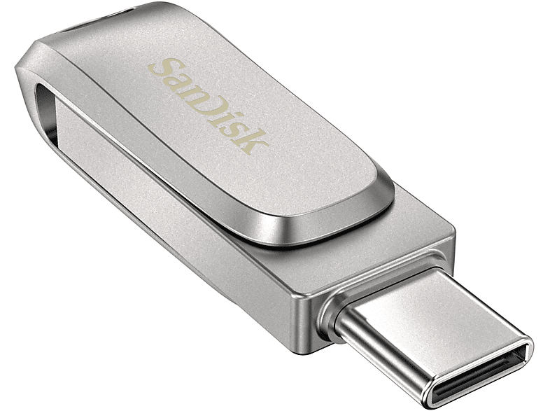 SANDISK Ultra Dual Drive Luxe USB Type-C 128 GB USB 3.1 Gen 1 Taşınabilir USB Bellek Gri_1