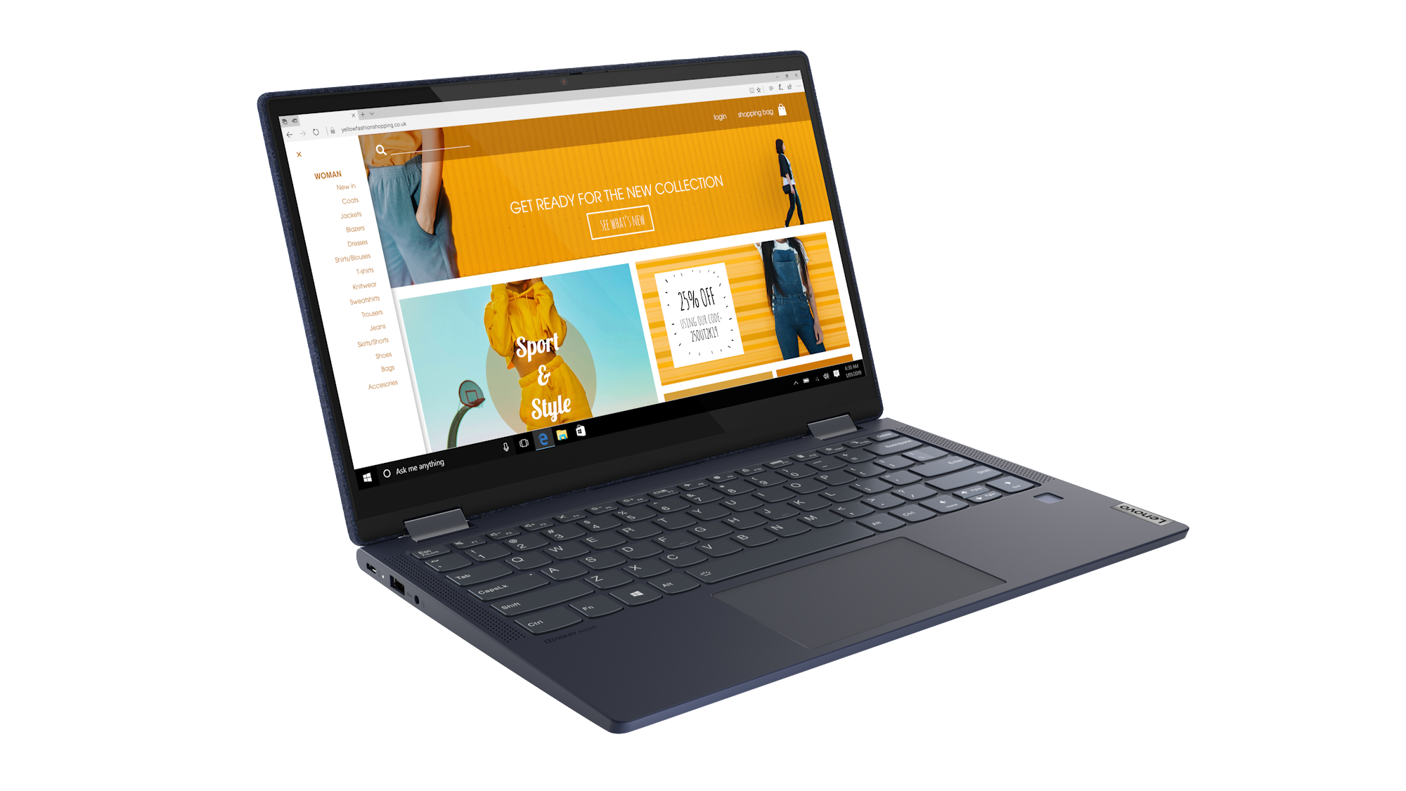 LENOVO Yoga 6 - 13,3 Zoll - AMD Ryzen™ 5 5500U - 8 GB - 512 GB - AMD Radeon™ Onboard Graphics - Windows 10 Home (64 Bit)