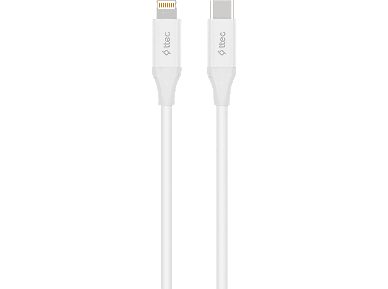 TTEC 2DK40B  USB-C - Lightning Hızlı Şarj Kablosu 150cm  Beyaz