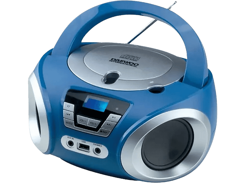 Clínica Milagroso sobrino Radio CD | Daewoo DBU-050BL, Puerto USB, Sintonizador digital, Reproductor  MP3, Azul