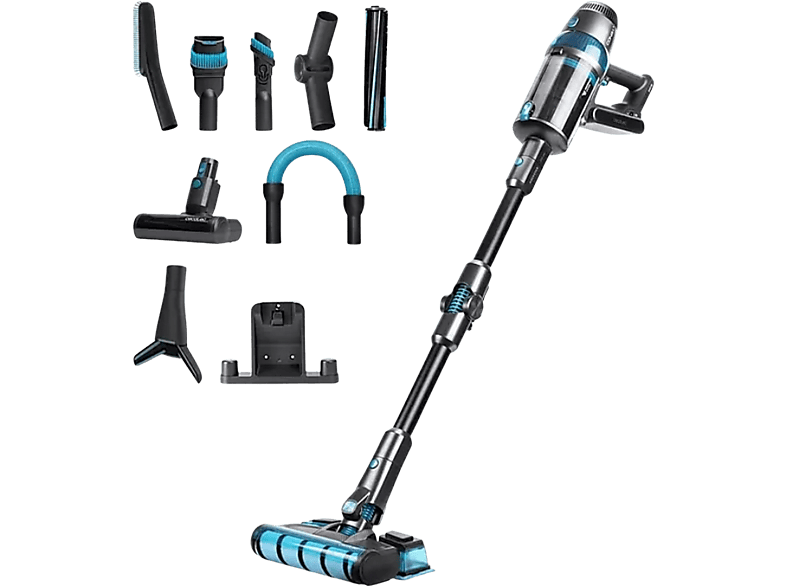 Cecotec Rockstar 1500 Ultimate ErgoWet, 0.6 l, 680 W, 230 aW, Hasta 90 min, Azul y Gris