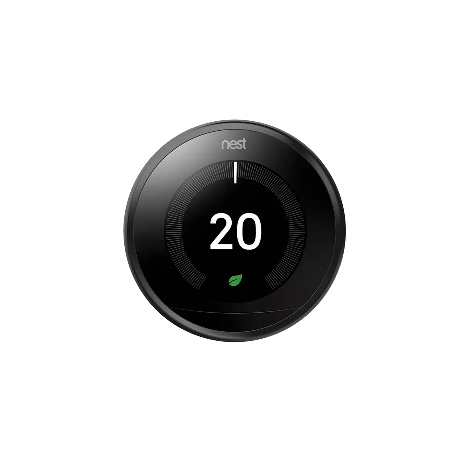 Termostato - Google Nest T3028IT Learning Thermostat 3ª generación, Pantalla grande, WiFi, Automático, Negro