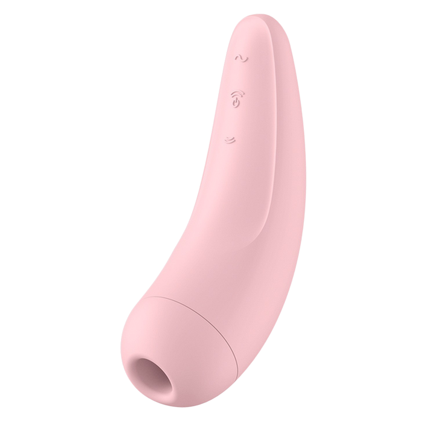 Satisfyer Curvy 2+ bluetooth rosa estimulador app tecnología airpulse 11 intensidades vibrador de ondas connect succionador control por sumergible ipx7 recargable