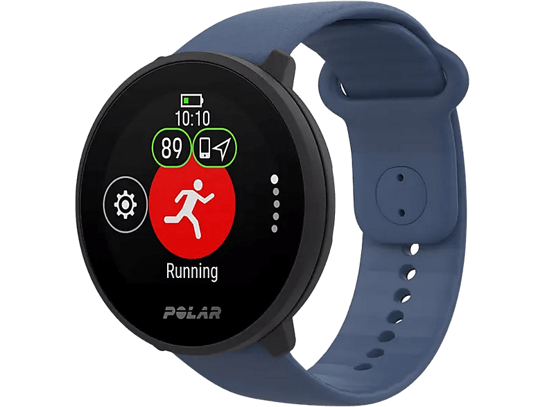 Reloj deportivo Polar Unite Bluetooth Resistente al agua Modos deportivos Control sue o Notificaciones Azul