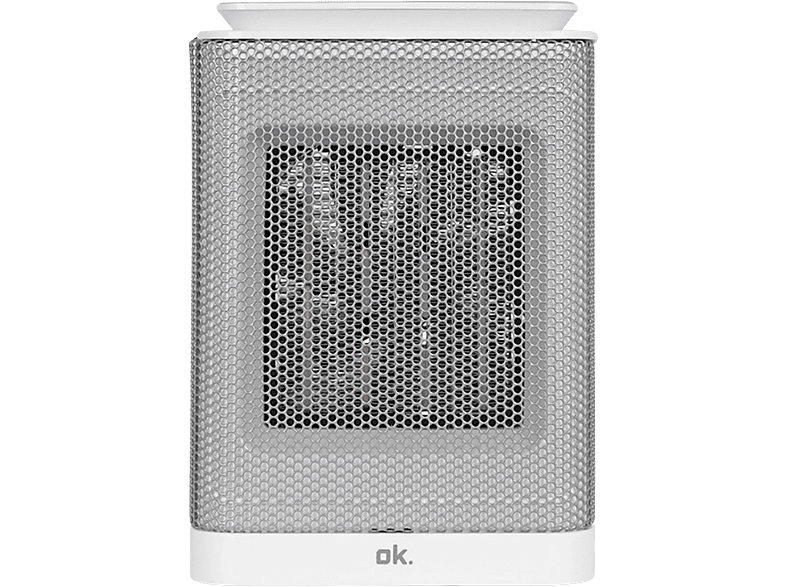Calefactor de baño - OK OFH 4141 ES, 2000W, Protección sobrecalentamiento,  Blanco